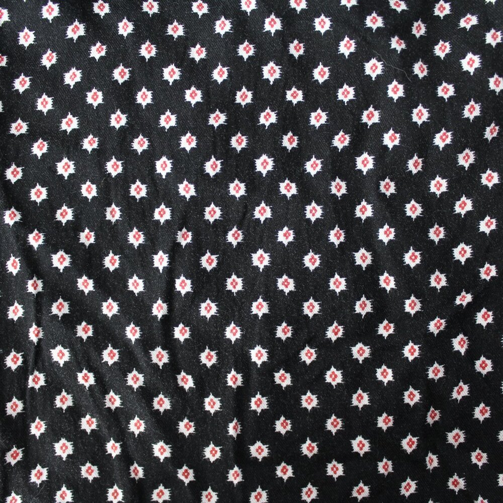 Joie Myune Tie Waist button down shirtdress black printed dolman sleeve Sz M - Picture 2 of 13